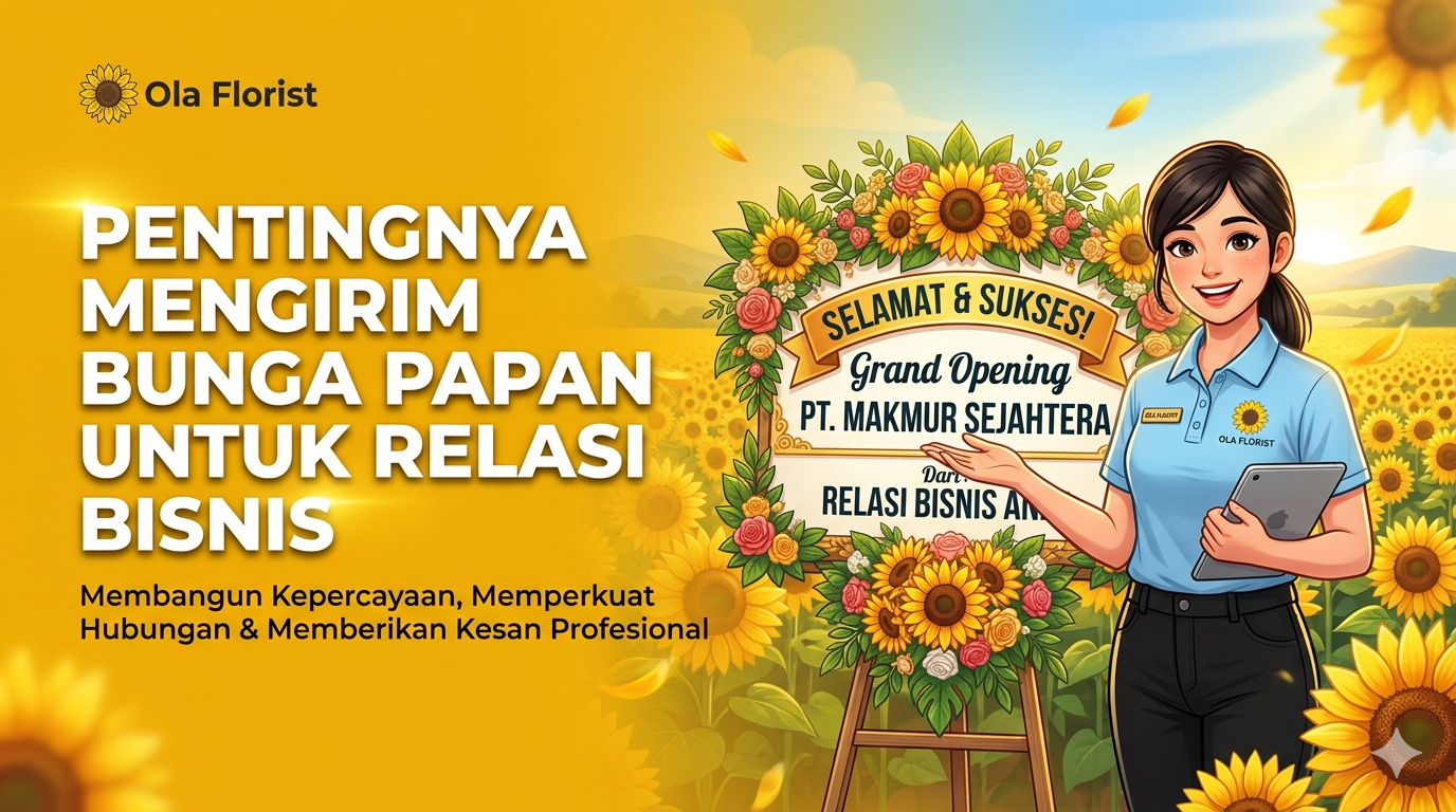 Pentingnya Mengirim Bunga Papan untuk Relasi Bisnis